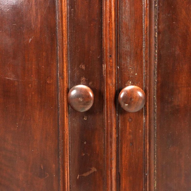 Corner Unit in Walnut and Stained Poplar For Sale - Image 6 of 10