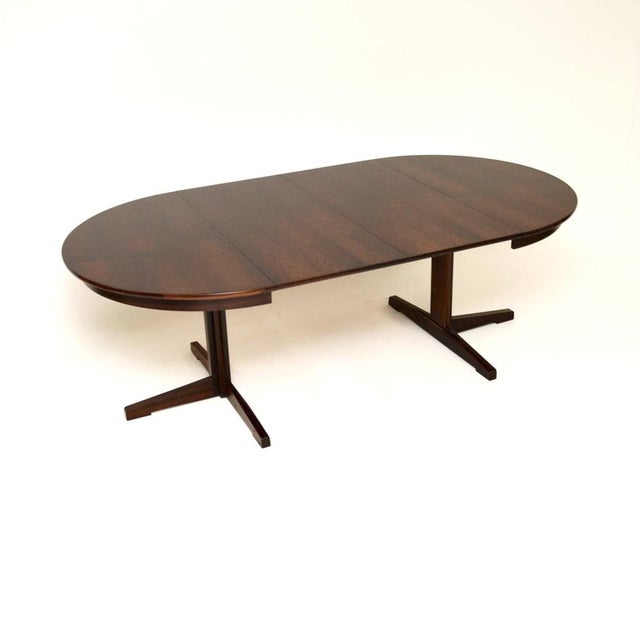 Mid-Century Modern Vintage Danish Extending Dining Table, 1960s For Sale - Image 3 of 11