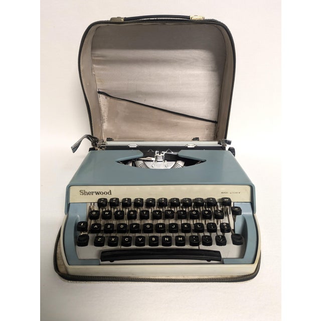 Mid-Century Sherwood Italian Portable Typewriter - By Imc For Sale In Raleigh - Image 6 of 9