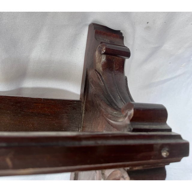 Antique French Two Tier Wood Plate Rack For Sale - Image 11 of 18
