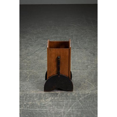 Amsterdamse School Plant Holder or Paper Bin, 1920s For Sale - Image 6 of 12