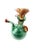 Vintage Italian Green Glass Wine Demijohn Decanter For Sale In Portland, ME - Image 6 of 9