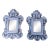 Miniature Carved Rococo Wall Mirrors - a Pair For Sale