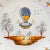 Late 20th Century Vintage French Faience "Voyage Dans Les Airs" Hot Air Balloon Plates - Set of 3 For Sale - Image 5 of 8