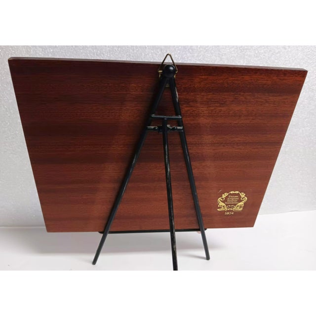 1970s Sorrento's Wood Inlay (Intarsio) Mid-Century Modern Landscape Picture For Sale - Image 11 of 17