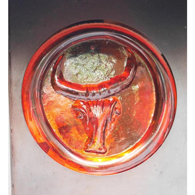 Modern Scandinavian Art Glass Pendant by Erik Höglund and Hans Bergström for Atelje Lyktan, 1960s For Sale - Image 6 of 11