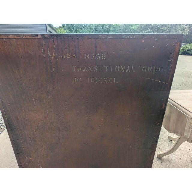 Vintage Custom Made Harlequin Dresser by Drexel Furniture For Sale - Image 14 of 18