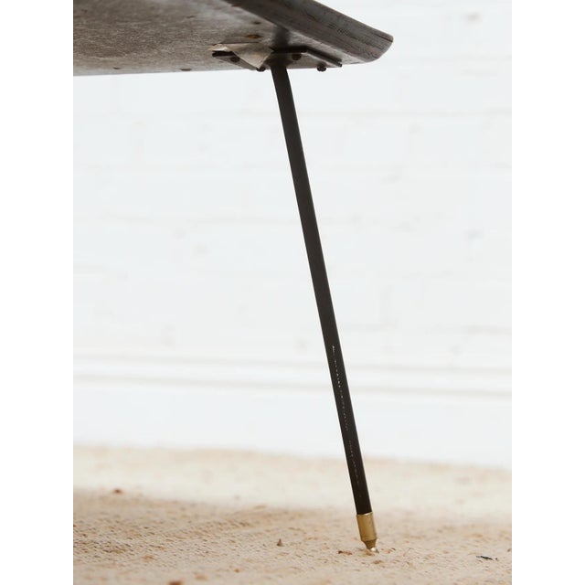 Mid-Century Modern Faux Marble 1960’s Coffee Table For Sale - Image 3 of 6
