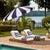 Elevate your outdoor experience with the BUTI 9 ft crank umbrella in a captivating navy stripe design. This elegant...