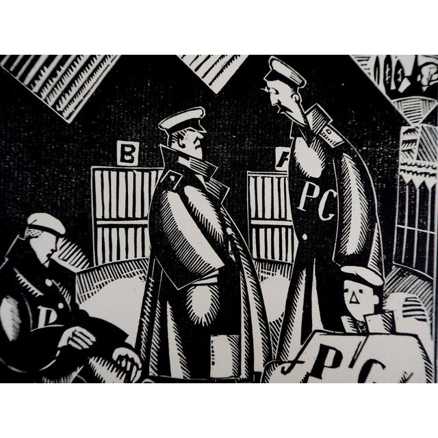 Jean-Emile Laboureur, Prisoners Resting, Engraved Wood For Sale - Image 3 of 6