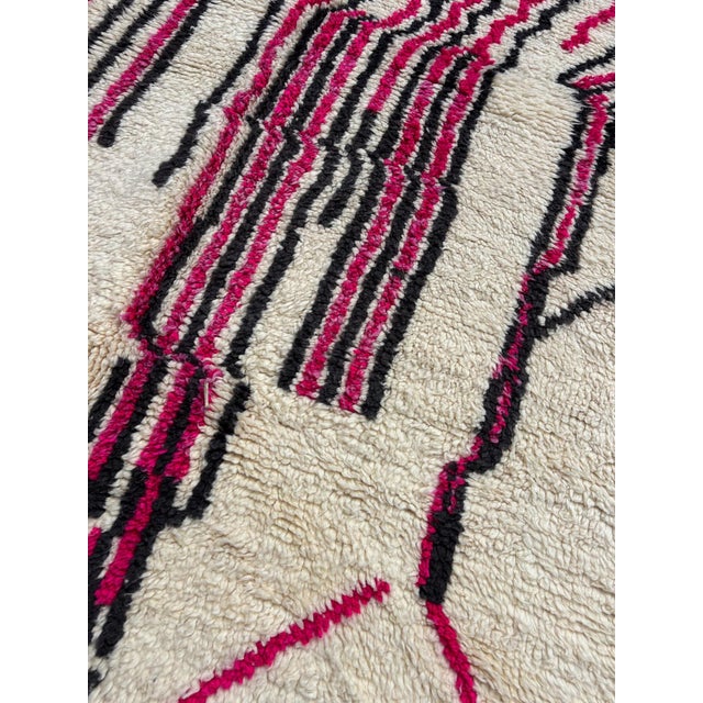 Textile Modern Colorful Moroccan Rug For Sale - Image 7 of 9
