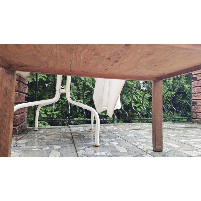 Wood Art Deco Wooden Side Table For Sale - Image 7 of 12