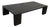 Restoration Hardware Oak Wood Coffee Table, Black For Sale