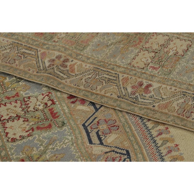 Ivory Vintage Turkish Anatolian Prayer Rug With Ivory Mihrab Design - Rug & Kilim For Sale - Image 8 of 9