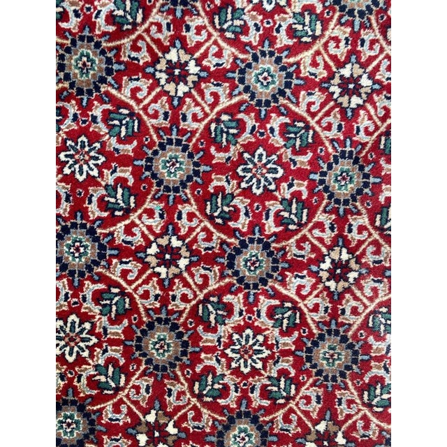 Vintage Indian Rug, 1980s For Sale - Image 4 of 15