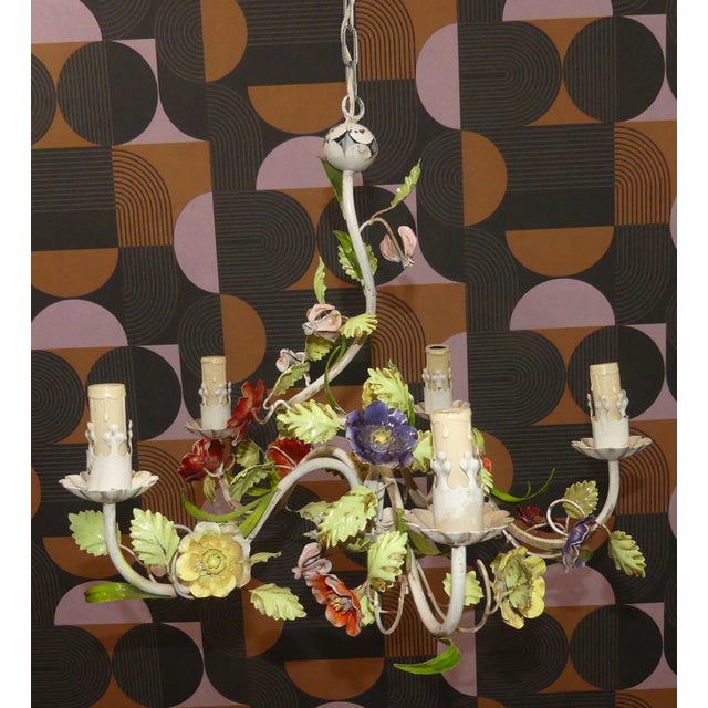 Vintage Chandelier in Metal, 1970s For Sale - Image 12 of 12