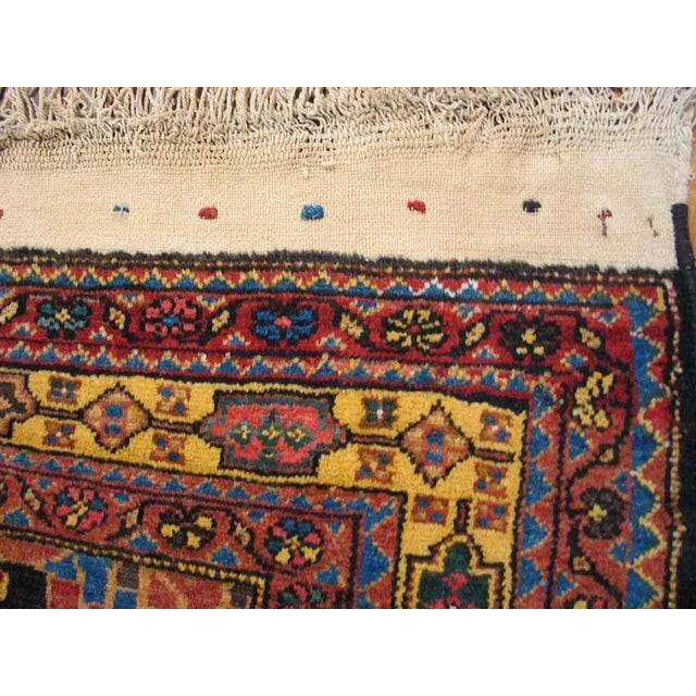 Artistic Tribal Geometric Primitive Animal Motif Antique Bakhtiari Rug For Sale - Image 9 of 9