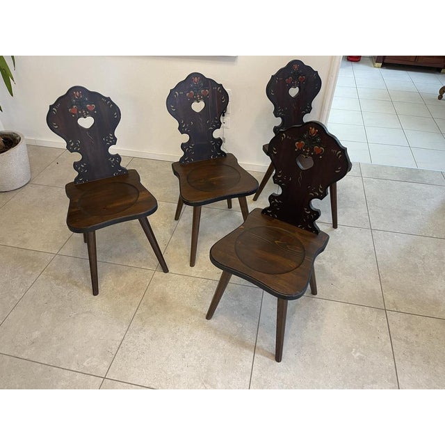 Vintage Side Chairs, Set of 4 For Sale - Image 6 of 16