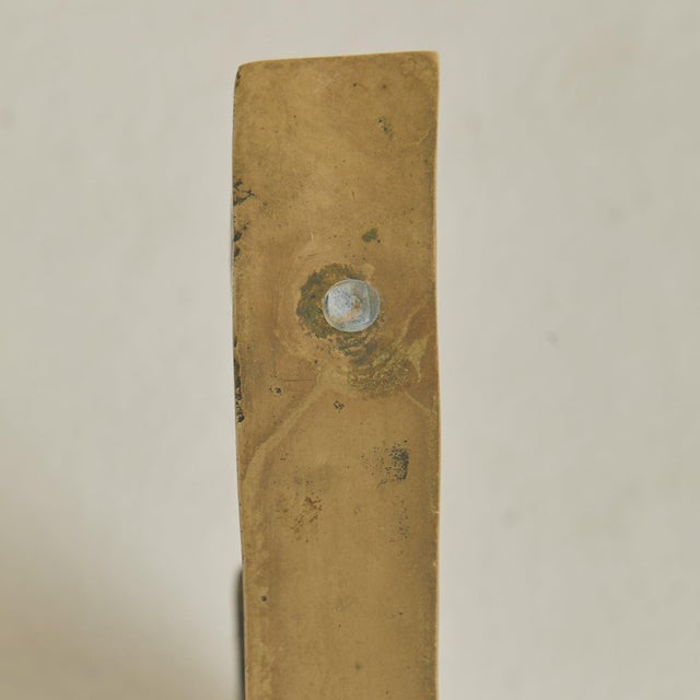 Cast Bronze Base Coffee Table with Glass Top Attributed to Valenti, 1970s For Sale - Image 10 of 11