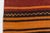 Mid 20th Century Tribal Striped Rug - Bohemian Home Decor Flatweave For Sale - Image 6 of 10