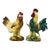 Pair of Jerome Massier Hen & Rooster Vases For Sale