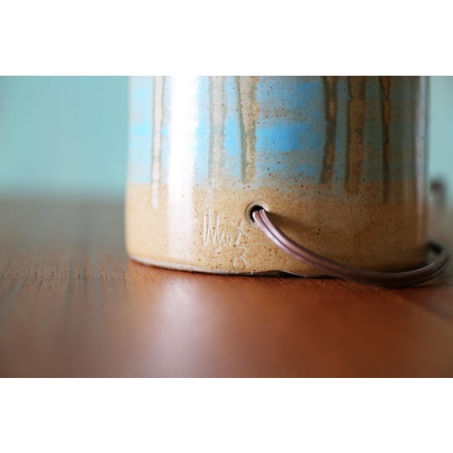 Gordon and Jane Martz M41 Lamp for Marshall Studios Light Gray Blue White For Sale - Image 9 of 10