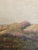 Pink Vintage Original French Landscape Scenic Painting For Sale - Image 8 of 9
