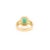 Natural Emerald Diamond Ring Size 7 For Sale In New York - Image 6 of 9