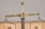 Large French 19th Century Brass and Steel Scale with Weighing Pans and Column For Sale - Image 11 of 12