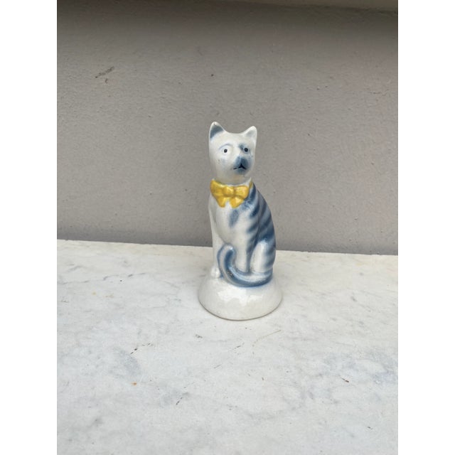 Majolica Money Bank Cat Circa 1900.