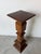 American Vintage American Turned Wood Pedestal Stand For Sale - Image 3 of 12