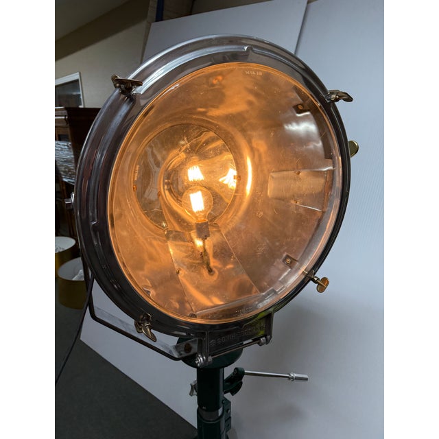 Crouse-Hinds Industrial Rolling Flood Lamp For Sale - Image 10 of 12