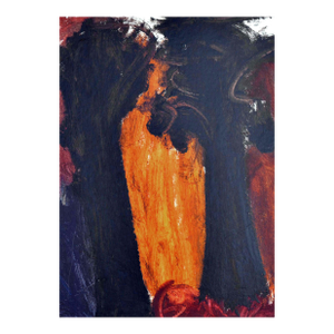 Abstract Expression in Black by Julius Wasserstein