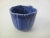 Cobalt Blue Japanese Studio Pottery Tea Sake Cup Signed With Kanji For Sale - Image 4 of 9