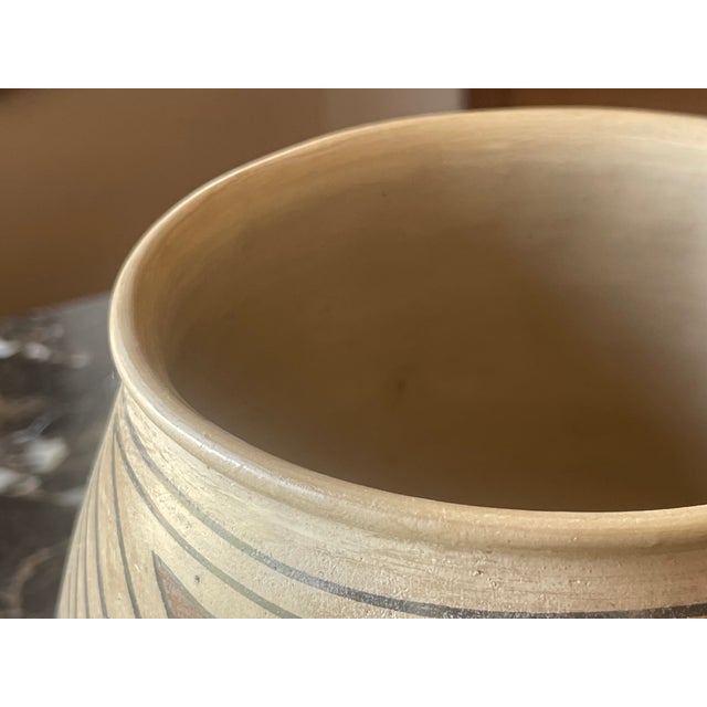 1970s 1970s Traditional Ceramic Pot - Native American Aesthetic For Sale - Image 5 of 6
