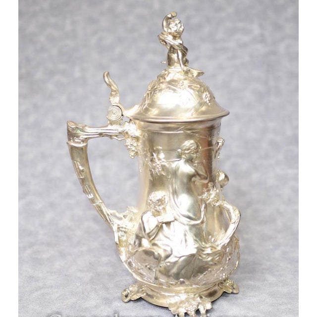 Art Nouveau Silver Plate For Sale - Image 5 of 12