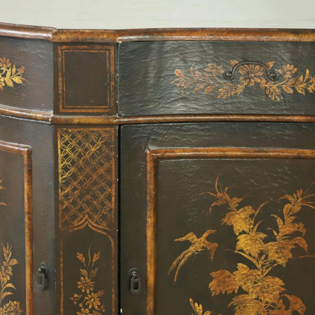 A Pair Chinoiserie Side Cabinets For Sale - Image 11 of 12