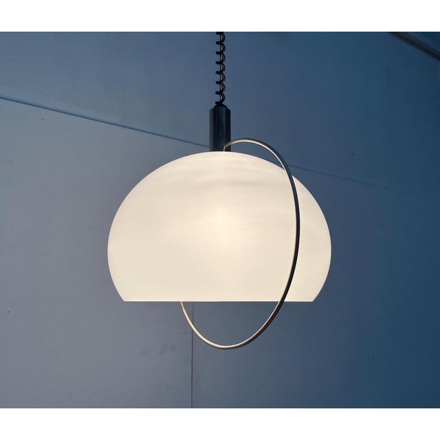 Mid-Century Swiss Space Age Pendant Lamp from Temde, 1960s For Sale - Image 13 of 18