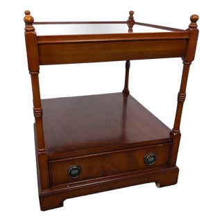 Vintage Bedside Table in Mahogany, 1950s For Sale
