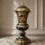 Elevate an elegant interior with this unique French-style decorative porcelain urn, featuring a striking deep navy blue...