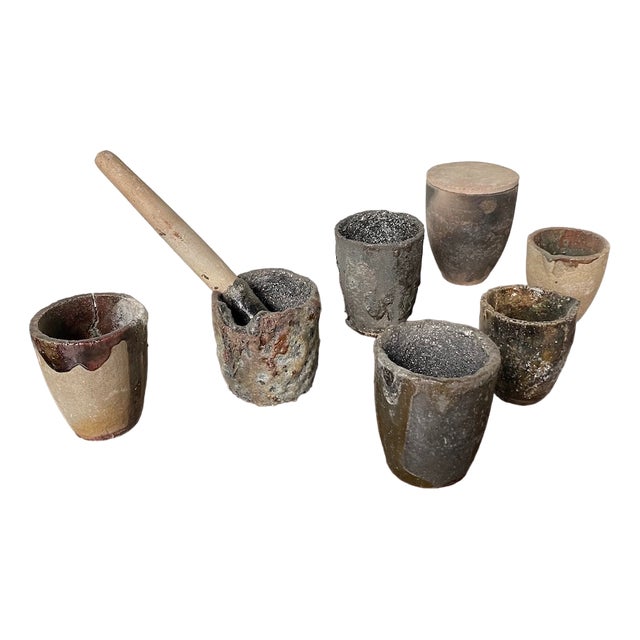 Jewelry Crucibles, 1950s, Set of 7 For Sale