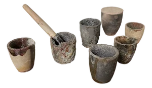 Jewelry Crucibles, 1950s, Set of 7