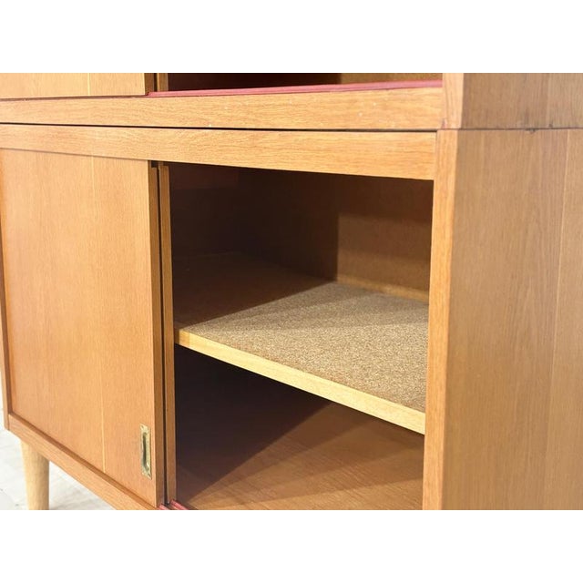 Mid-Century Modern Highboard in Oak, 1960s For Sale - Image 5 of 13
