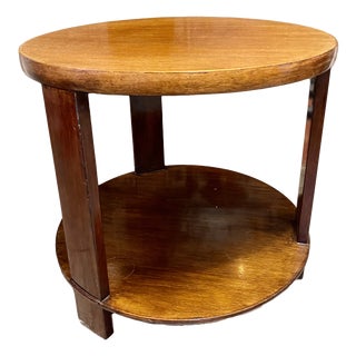 Mid-Century Art Deco Style Coffee Table with Double Tray, 1950s For Sale