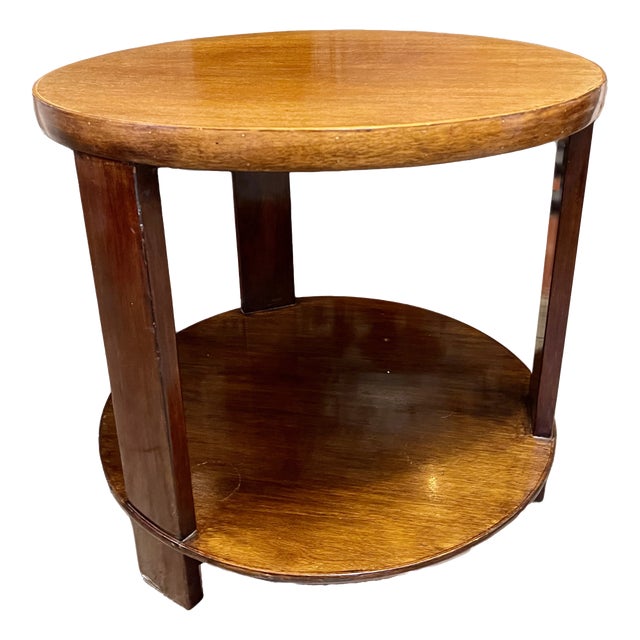 Mid-Century Art Deco Style Coffee Table with Double Tray, 1950s For Sale