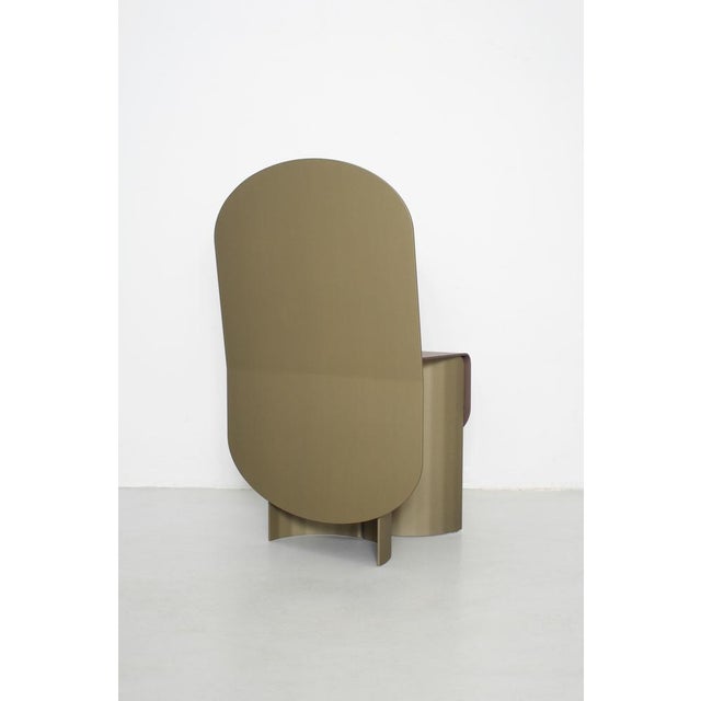 Gold Dining Chair by Os and Oos For Sale - Image 8 of 18
