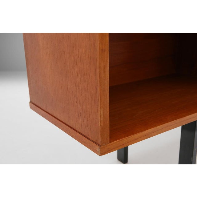 Brown Mid-Century Cabinet or Bookcase, 1960s For Sale - Image 8 of 14