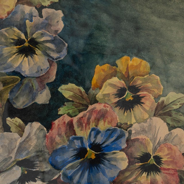 1943 Belgian Wall Art With Wooden Frame For Sale - Image 13 of 18