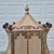 Late 20th Century Unusual 20th Century Chinoiserie Pagoda Top Bombe Form Cane 2-Door Storage Cabinet For Sale - Image 5 of 12