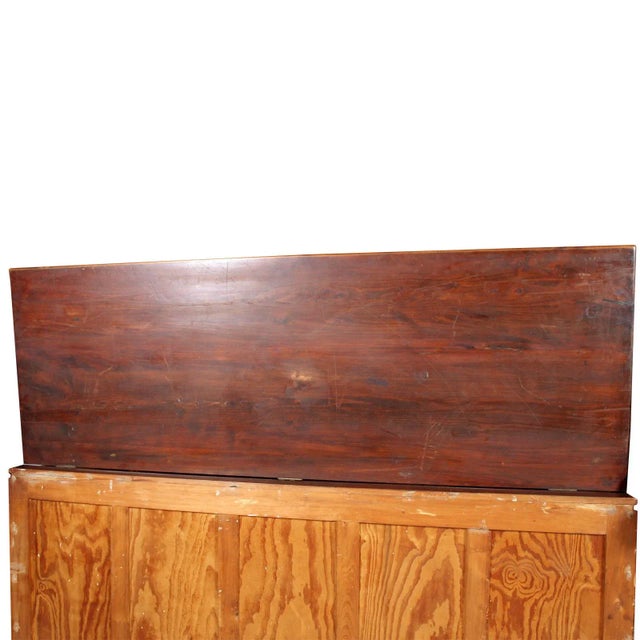 Wood Large Mid-Century Pine Trunk, 1950s For Sale - Image 7 of 9